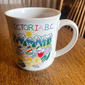 Victoria British Columbia Canada Souvenir Coffee Cup by Canadian Graphics West